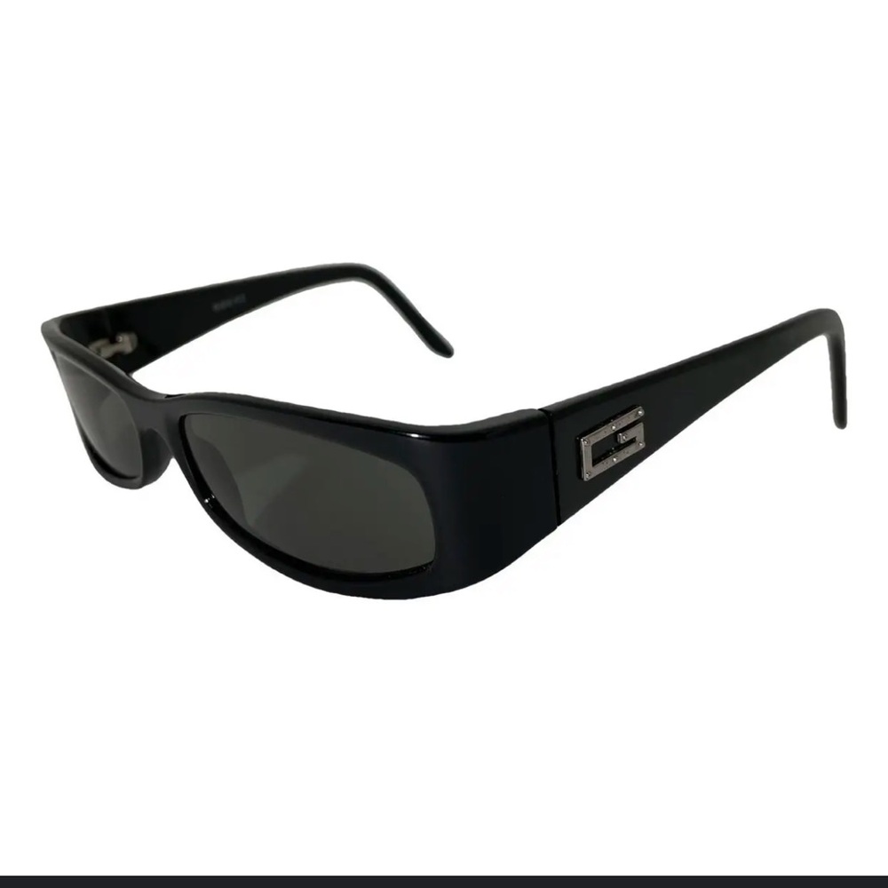 Gucci Black Sunglasses with Silver Accent